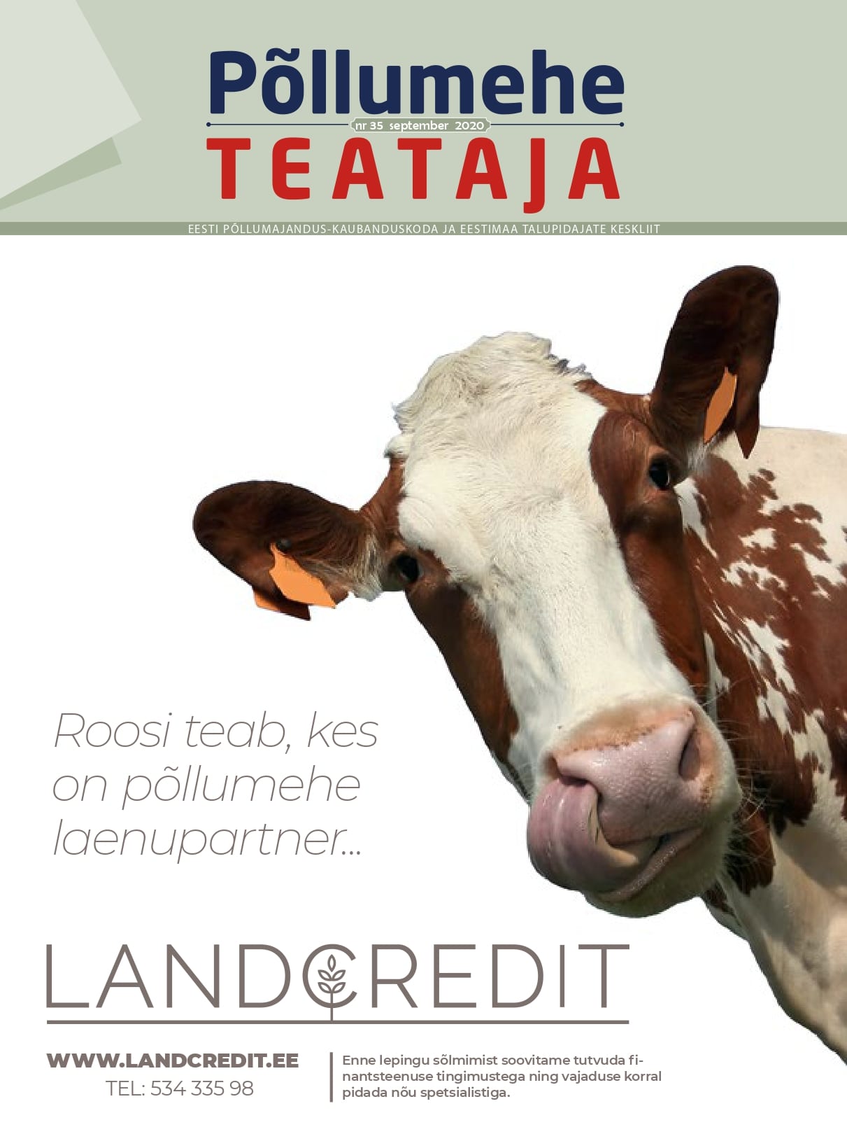 Põllumehe Teataja september 2020